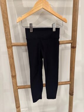 Little bipsy Kids Black Ribbed Leggings